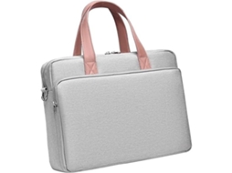 Bolsa Para Laptop De 15,6 E 16,1 Polegadas, Capa Para Laptop Com Alça De Ombro, Maleta Para Computador Cinza.