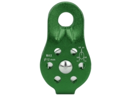 Polia de Alumínio Universal para Montanhismo Verde