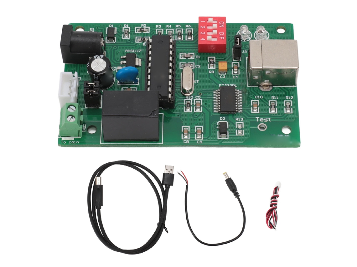 Módulo De Aceitador De Moedas Pulse (compatível Com Múltiplos Modelos, Interface Usb)