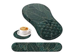 Peças Com Apoio Para Pulso E Teclado, Mouse Pads Para Computador E Escritório Doméstico Com Almofadas A Slowmoose