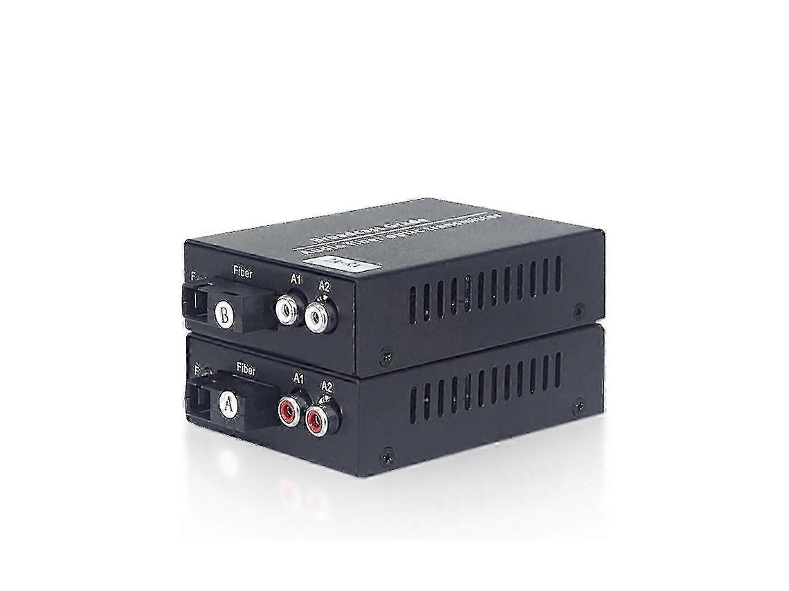 Conversor De Mídia De Áudio De 2 Canais Sobre Fibra Óptica Fibra Monomodo Até 20 Km, Multimodo 500 M Para Transmissão, Plugue Ue Aquaforge