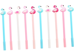 Conjunto De 10 Canetas Tinta Gel Cisne Femininas, Ponta 0,5 Mm,