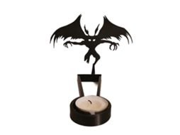 Castiçal Decorativo, Tema Halloween, Som Integrado, Para Mesa, Sala, Casamentos, Festas E Ambientes Internos