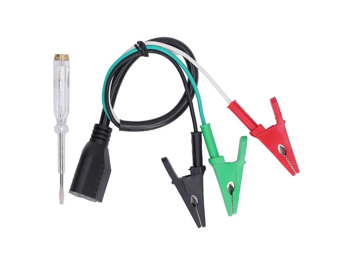 Adaptador De Cordão Hvac Com Clip Crocodilo Pvc Seguro Yellow Jacket 69522 69411 120v