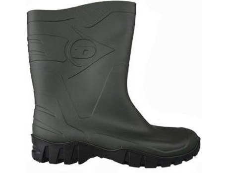 Botas Dunlop Cano Baixo Verde/Crepe Nº38