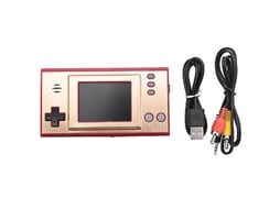 Brilvibera Mini Console de Jogos Portátil Retrô Ultrafino de 2,5 Polegadas com 620 Jogos