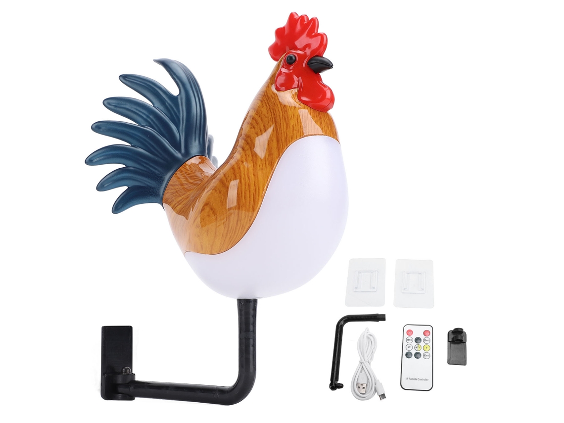 Aplique de parede sem fio, recarregável, galo, touch, controle dimmable, 3 cores, para quarto