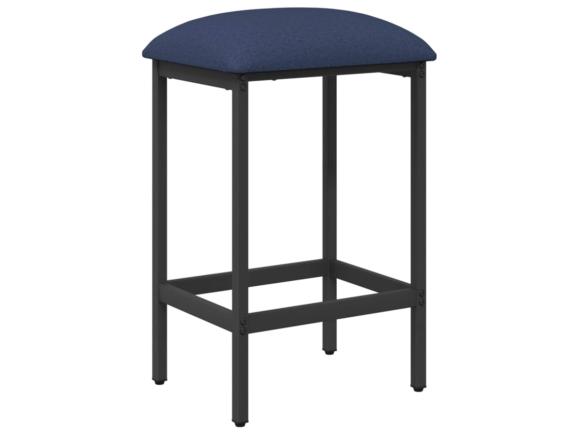 Maison Exclusive - Banco De Bar Azul 40 X 32 X 74 Cm Derivados De Madeira