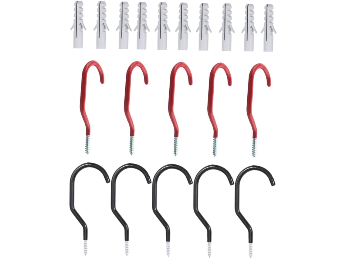 Conjunto De 10 Ganchos Parede Para Bicicletas Outanaya, Resistente E F