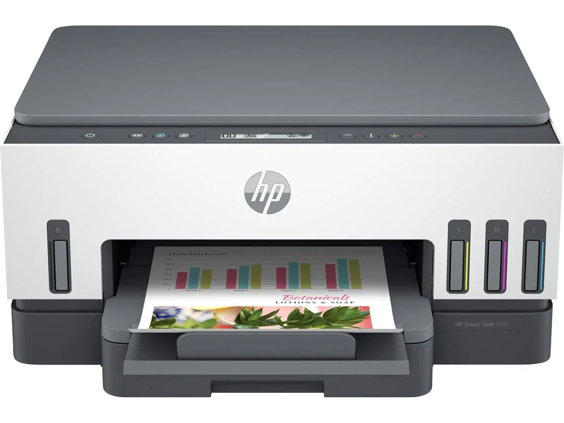 Impressora HP Smart Tank 7005 28B54A (Multifunções - Jato de Tinta - Wi-Fi - Bluetooth)