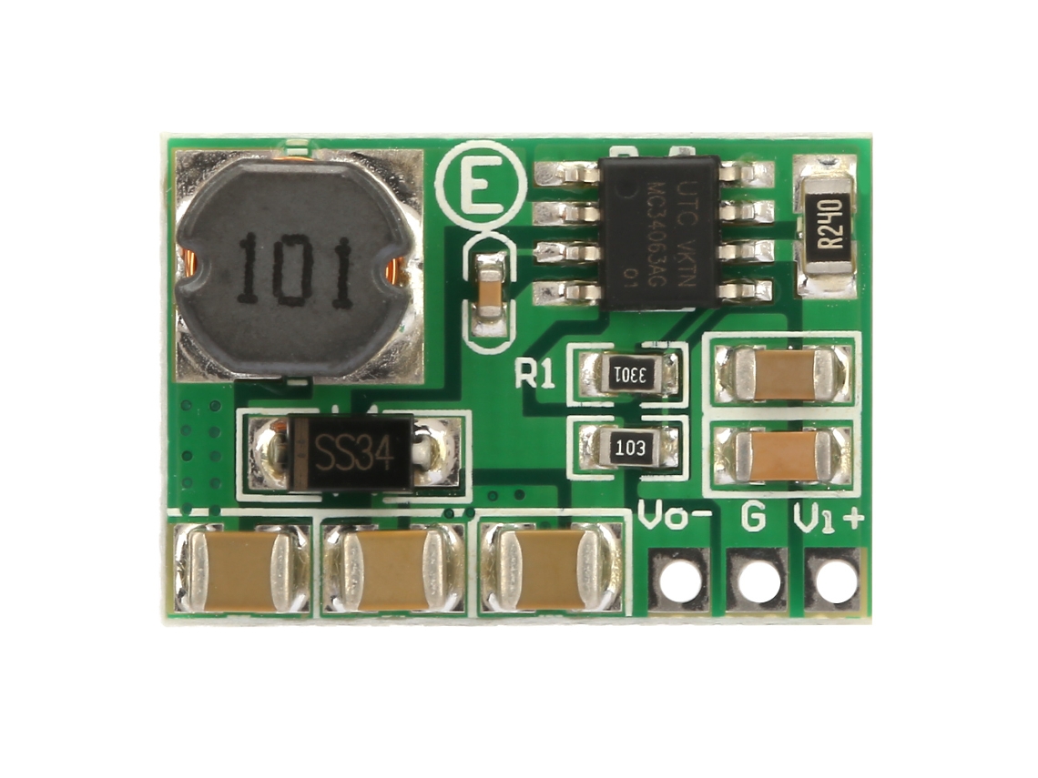 Módulo Conversor Dc Dc de Voltaje Negativo Boost Buck com Lcd Saída 12v