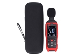 Medidor digital de nível sonoro S/MARCA de 30 a 130db com detector de ruído