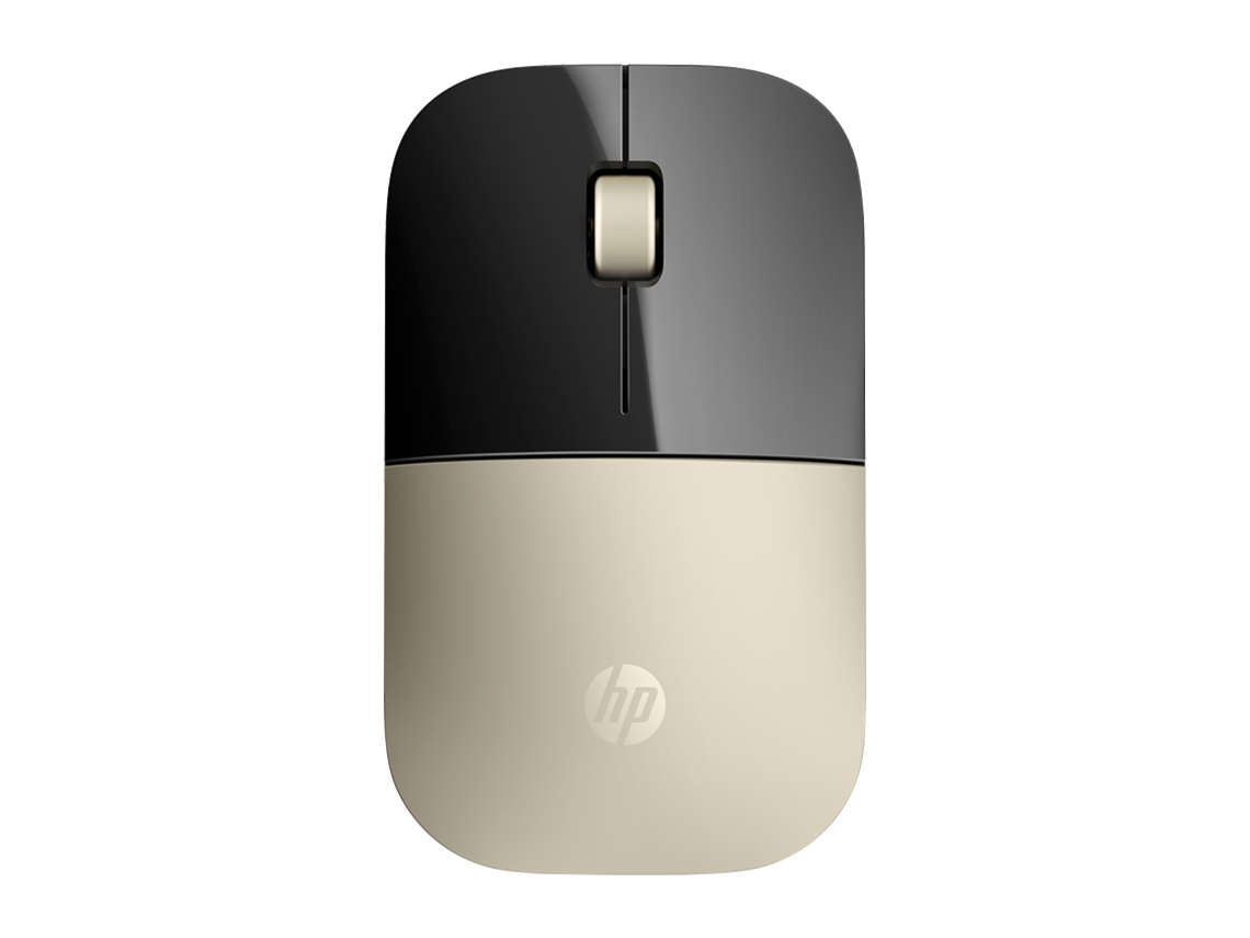 Rato HP Z3700 (Wireless - Regular - 1200 dpi - Dourado)