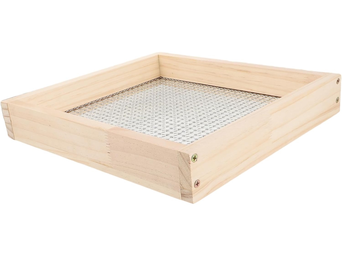Peneira Prática para Jardim, Ideal para Filtrar Terra, Cascalho e Vasos de Jardinagem Multifuncionais. SFUSHOS