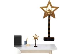 Abajur De Mesa Em Formato Lua Com Luz Led Para Quarto.