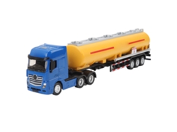 Mali caminhão Tanque de Óleo 1:50 Brinquedo de Transporte Carro Modelo de Metal para Meninos Presente Amarelo