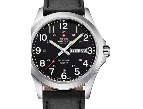 Relógio SWISS MILITARY BY CHRONO Homem (Silicone - Preto)