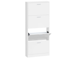 Shoe Cabinet, Shoe Cabinets Vidaxl Branco Madeira Processada (n/a)