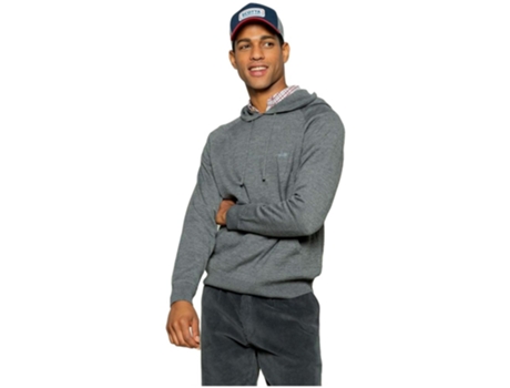 Sweatshirt de Homem SCOTTA Capucha Cinzento (M)