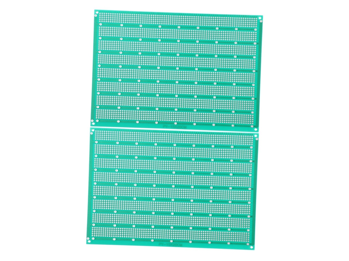 Conjunto De 2 Placas Circuito Impresso Soldáveis Face Única Com Design Cinco Lados Para...