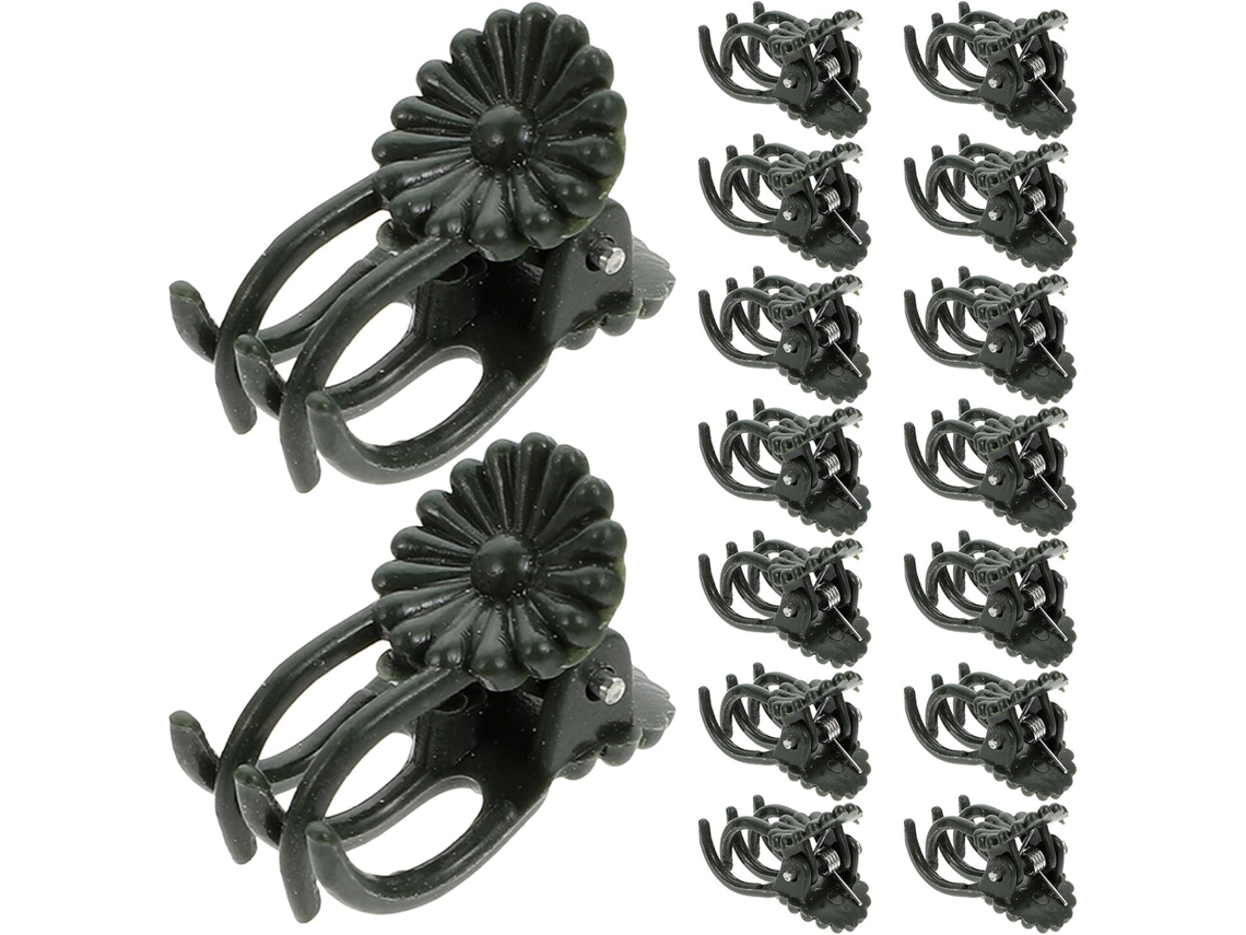 Inoomp 150 Clipes de Suporte para Orquídeas Clipes de Plástico para Trepadeiras, para Fixar Galhos de Flores Clipes CHABERLU