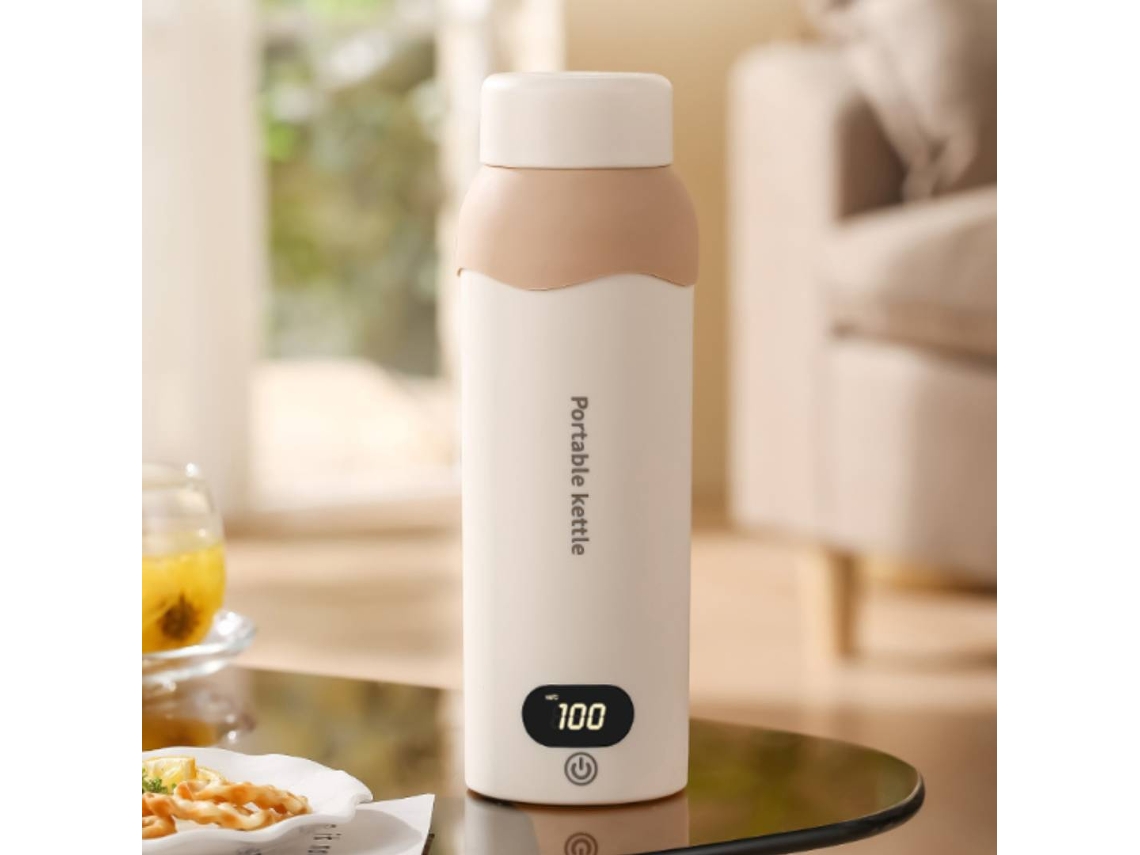 Chaleira Portátil De 500ml Em Aço Inoxidável 316, Com Seis Configurações De Temperatura Ajustáveis Para Todas As Suas Viagens Diárias.