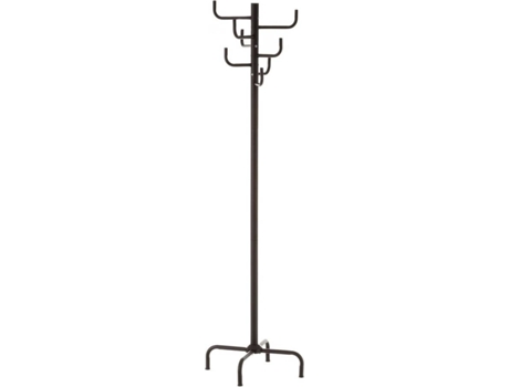 Cabide  Moderno Preto De Metal (183x40x40 cm)