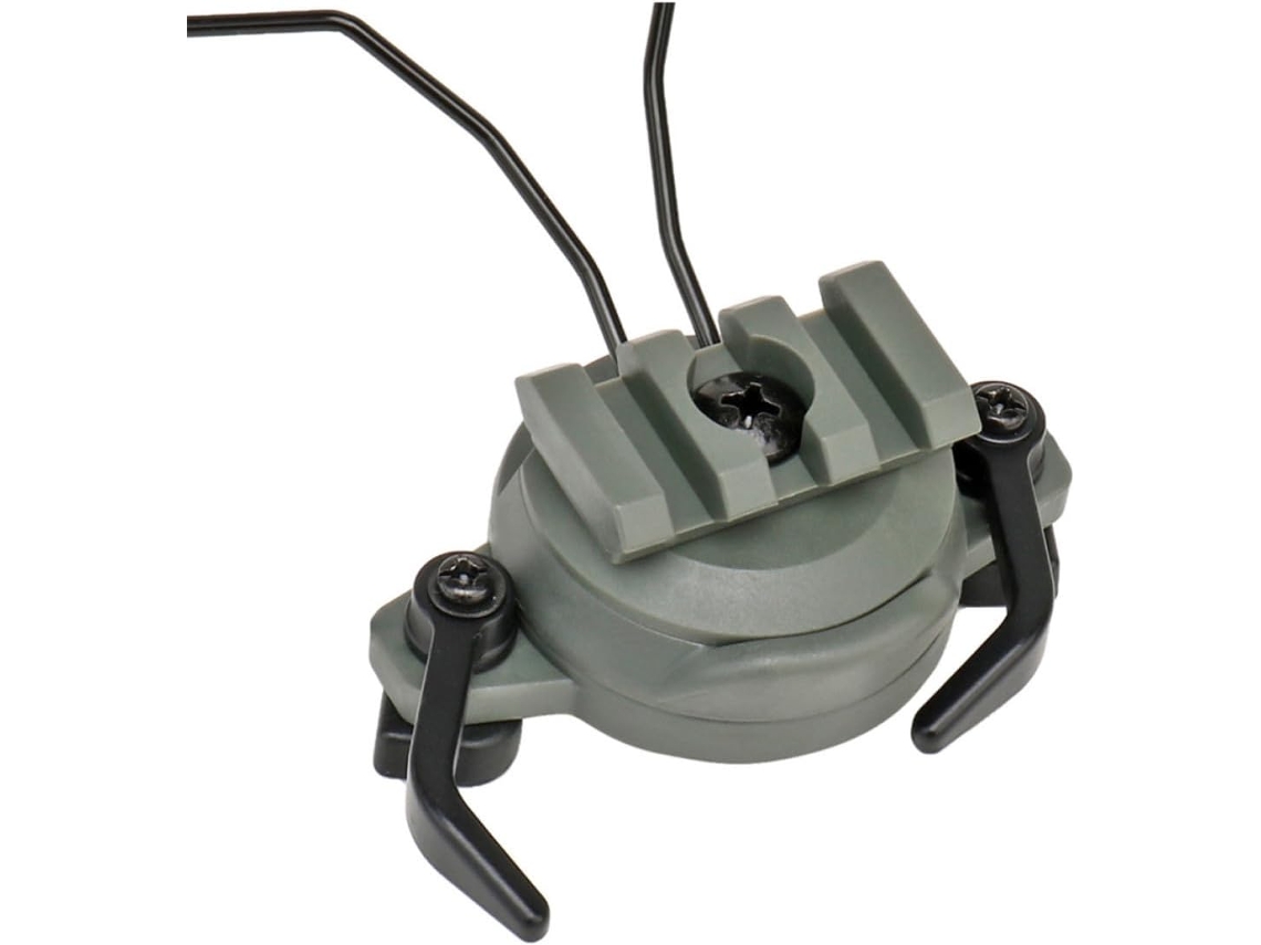 Adaptador Giratório Para Fones De Ouvido Merryhapy Em Liga Metálica E Nylon, Compatível Com Trilhos De 19a 21mm