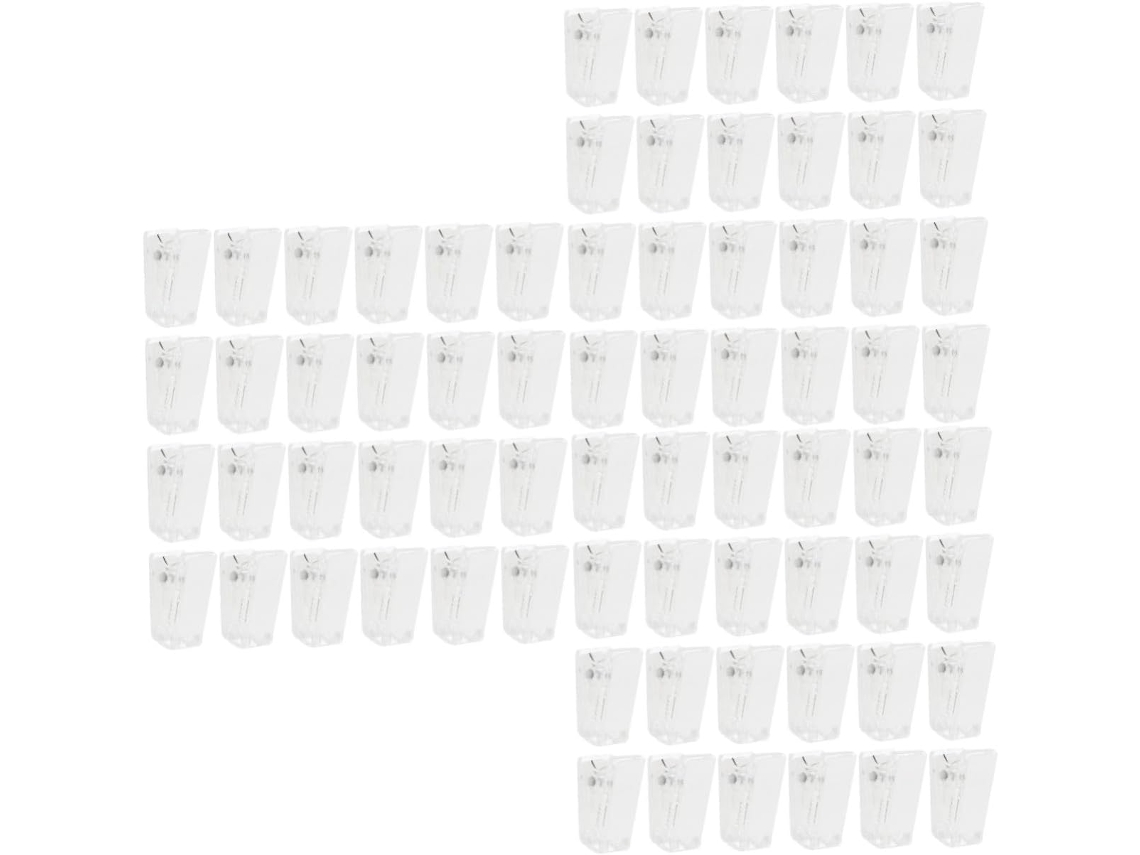 Magiclulu 150 Clipes Adesivos Transparentes para Parede, Clipes Pequenos para Fixar Objetos, Fotos e Decorações