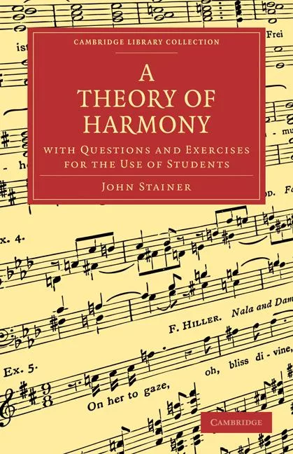 Livro A Theory Of Harmony De John Stainer (inglês)