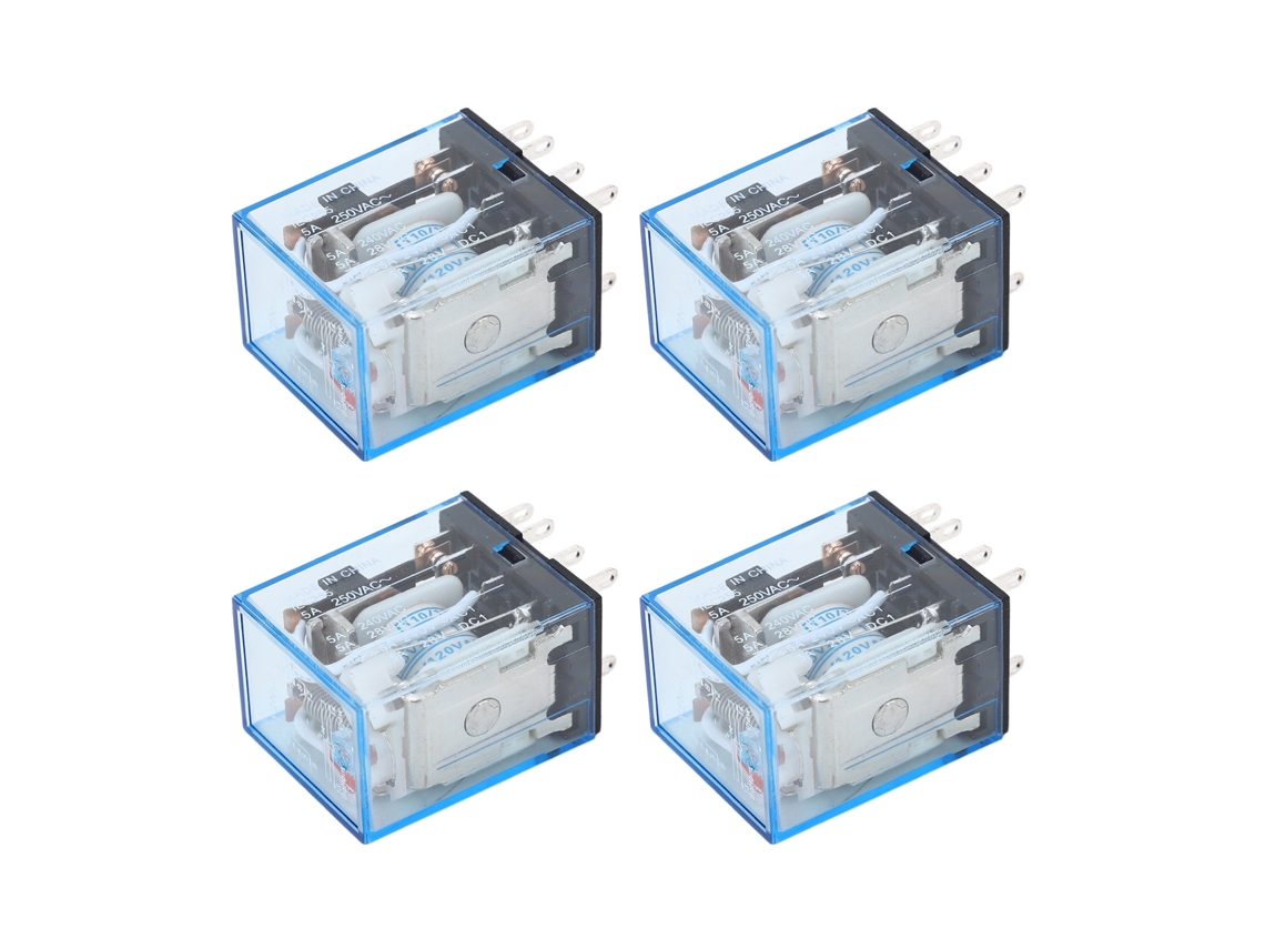 Laxiscreed Relé Intermédio Miniature 8 Pinos Com Contactos Na E Nf Para Automatização