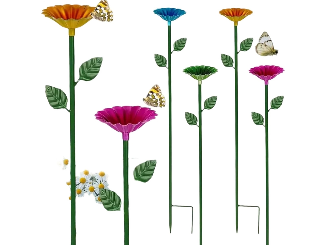 Banheira para Abelhas, Design de Flor em Metal, para Banheiro, Borboletas, Jardim, Tigela, Fonte de Cerveja Externa, CHABERLU