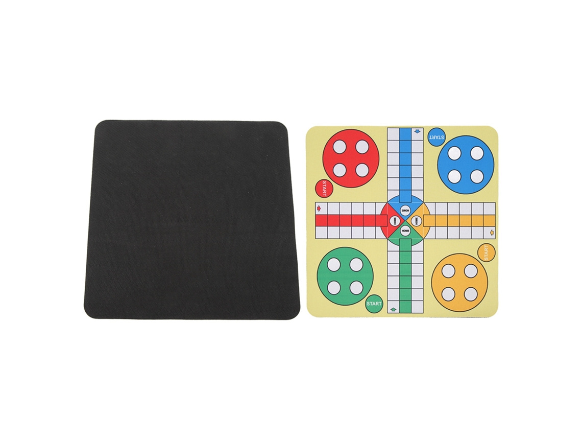 Tabuleiro De Xadrez Voador Plegável De Couro Lavável Compacto Para Viagem E Festas Pode Ser Usado Como Mouse Pad
