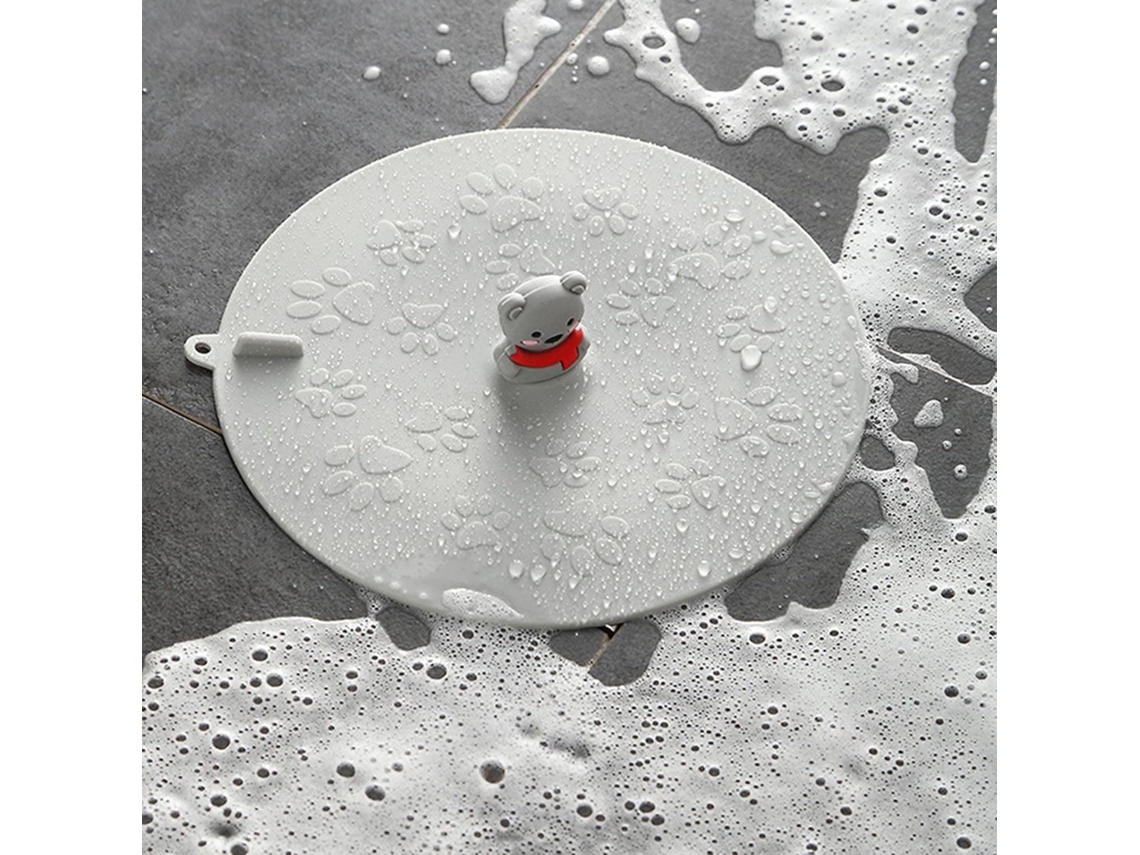 Tampa de Silicone AQUAFORGE para Ralo de Chão, pacote com 2 unidades