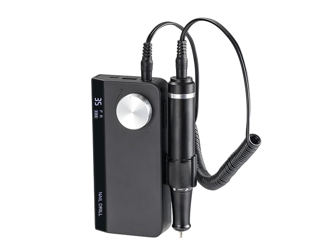 Lixa Elétrica De Unhas Sem Fios, 35.000 Rpm, Recarregável, Para Unhas E Pés.