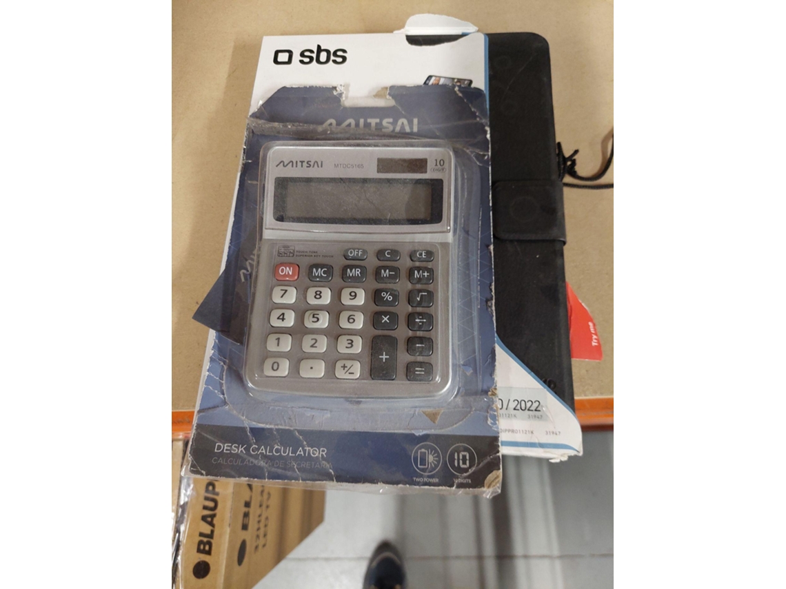 Calculadora Básica MITSAI 5165 SL Cinzento (Outlet Grade B - 10 dígitos)