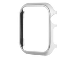 Apple Watch Series SE 2, 6, SE e 5 e 4, capa protetora de relógio oco espelhado de 40 mm (prata)