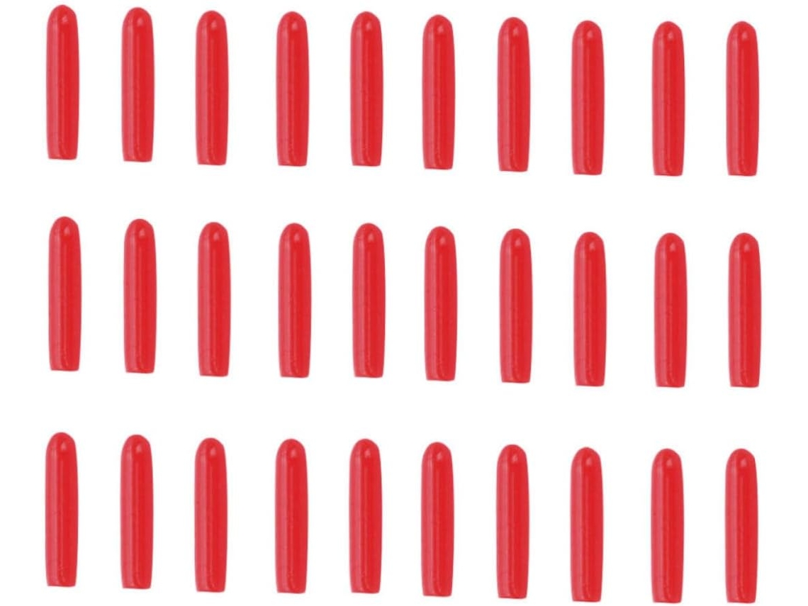 Camadas de silicone vermelho para clipes Cilio, proteção antiderrapante.