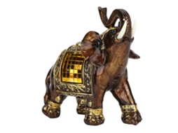 Estátua de Elefante de Resina Artística, Símbolo de Sorte | S/MARCA