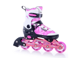 Patins Inline para Menina Dasty Adjustable Rosa Eu 40-43Tempish