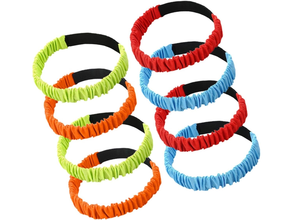 Galpada Conjunto De 8-faixas Elásticas Flexíveis Para Corrida Pernas, Ideais Jogos Trabalho Em Equipe, Feitas