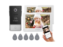 Sistema De Intercomunicação Com Vídeo Inteligente, Resolução 1080p, Operação Mãos Livres, 2 Monitores 1campainha