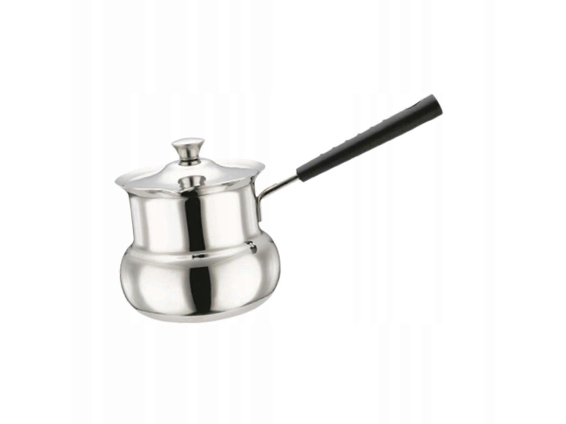 Cafeteira Turca Para Fogão De Indução Com Alça, Formato De Tambor, 180 Ml Brilvibera