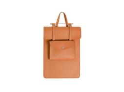 Capa para Portátil HEXINYIGJLY 15 16" com Alça,à Prova de Água, Antichoque, para Macbook e Tablet Marrom