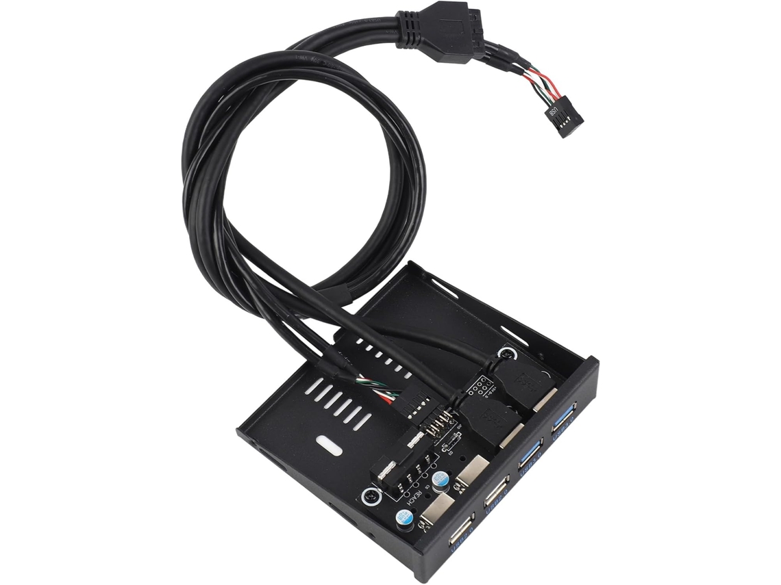 Hub Usb De 3,5 Polegadas Alta Velocidade, Adaptador Painel Interno