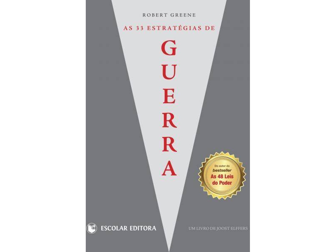 Livro As 33 Estratégias de Guerra de Robert Greene (Português)