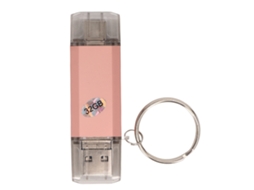 Pen Drive De Metal (interface Tripla, À Prova D'água) Pen Drive Usb 3.0+type-c+micro Usb De Metal
