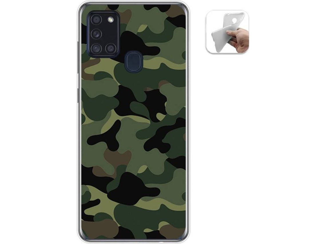 Capa Samsung Galaxy A21s TUMUNDOSMARTPHONE Camuflagem Multicor