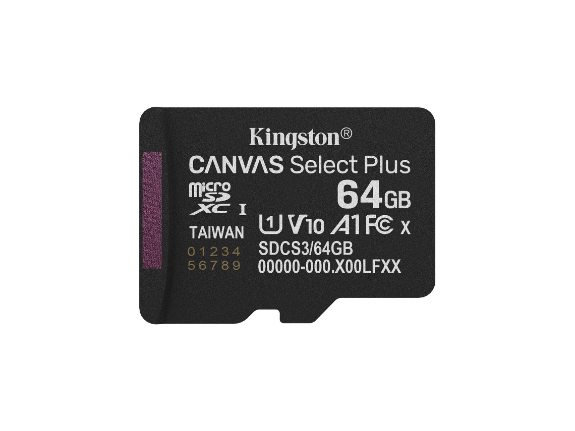 Cartão De Memória Micro Sd Com Adaptador Kingston Sdcs3/64gbsp (64 Gb)