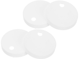 Tehaux Conjunto De 4-tampas Plástico Brancas Fusos Assento Sanitário Com Compatibilidade Universal